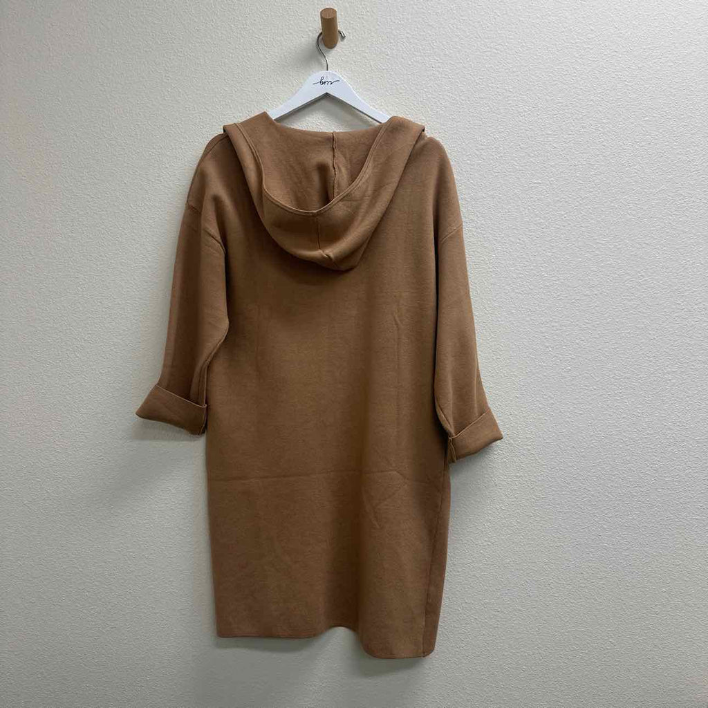Lillusory Size L Brown Cardigan Sweater